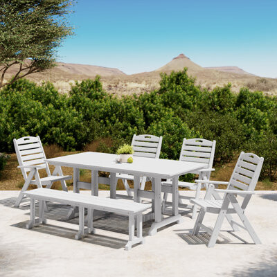 Westin Outdoor 6-Piece Dining Set With Bench