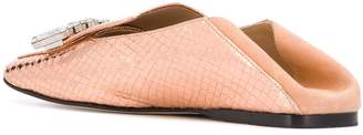 Sergio Rossi SR1 square-toe loafers
