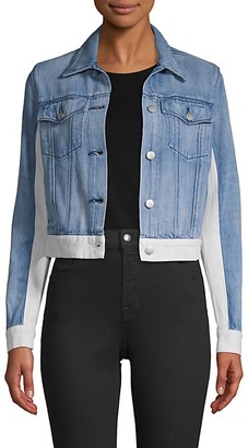super cropped jean jacket