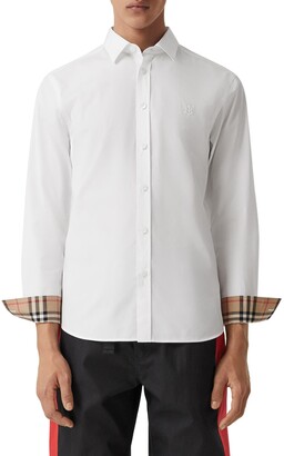 burberry poplin shirt