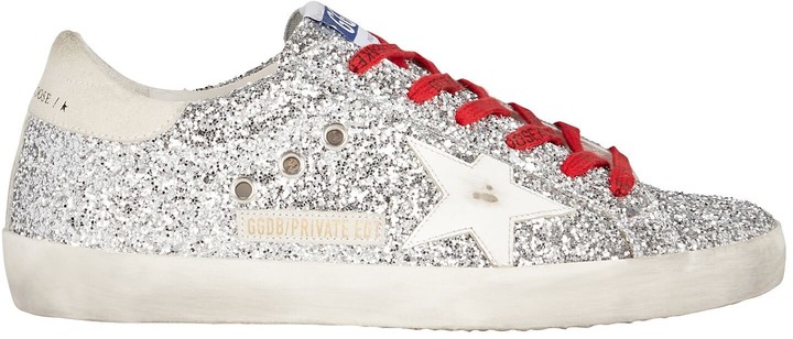 superstar glitter low top sneaker