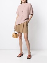 Thumbnail for your product : Agnona Asymmetric-Hem Knitted Top