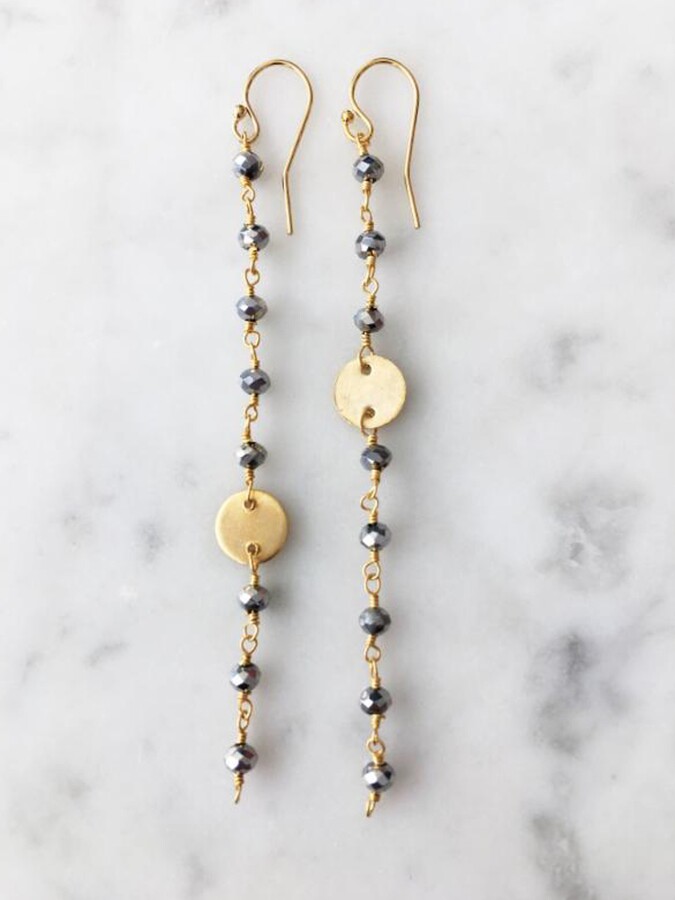 Long Gold Chain Earrings | Shop the world's largest collection of 