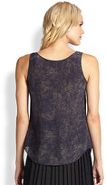 Thumbnail for your product : Saks Fifth Avenue Silk Printed Tank