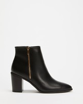 Thumbnail for your product : Spurr Women's Black Heeled Boots - Carrie Ankle Boots - Size 5 at The Iconic