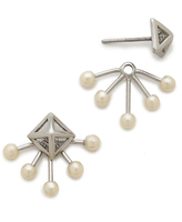 Thumbnail for your product : Rebecca Minkoff Pyramid Fan Stud Earrings