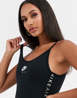 nike air black unitard jumpsuit