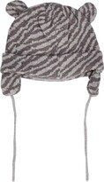 Thumbnail for your product : Kenzo Kids Cotton & cashmere knit beanie w/logo
