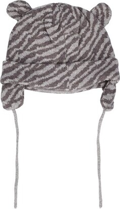 Kenzo Kids Cotton & cashmere knit beanie w/logo