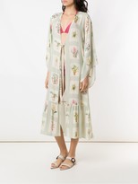 Thumbnail for your product : Adriana Degreas printed Botanica cover-up