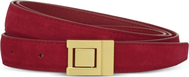 POTAMY Suede Buckle Belt