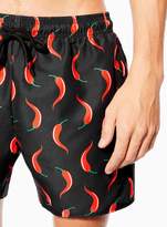 Thumbnail for your product : TopmanTopman Chilli Print Swim Shorts