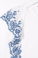 Thumbnail for your product : MonnaLisa Embroidered-Trim Top