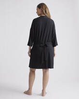 Thumbnail for your product : Quince Bamboo Jersey Maternity & Nursing Nightgown and Robe Set