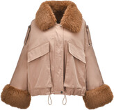 Thumbnail for your product : Amy Lynn Dakota Faux Fur Trim Jacket