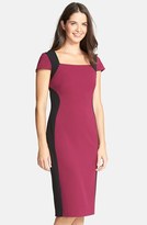 Thumbnail for your product : Marc New York 1609 Marc New York by Andrew Marc Colorblock Stretch Sheath Dress