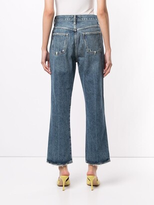 AGOLDE High-Waisted Cropped Jeans