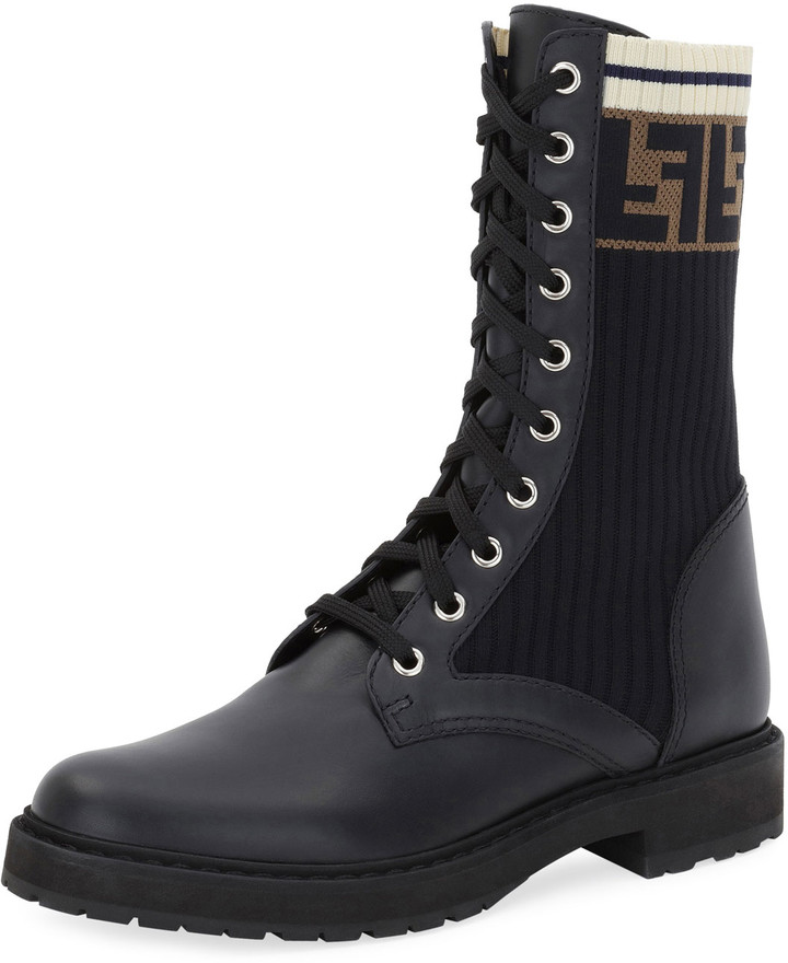 fendi boots combat