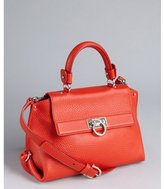 Thumbnail for your product : Ferragamo lava grained leather 'Sophia' mini convertible satchel