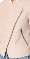 Thumbnail for your product : Cupcakes And Cashmere Collin Soft Drape Front Moto Jacket