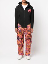 Thumbnail for your product : DSQUARED2 Logo-Print Zip-Up Hooded Jacket