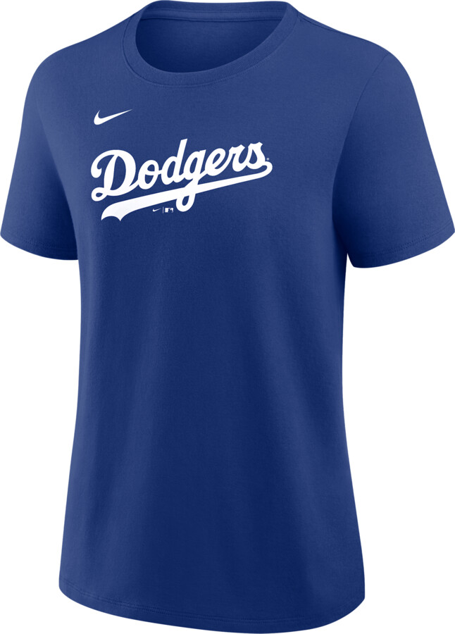 Nike Freddie Freeman Los Angeles Dodgers Women's MLB T-Shirt in Blue | 01K94EWLD9-5ZK