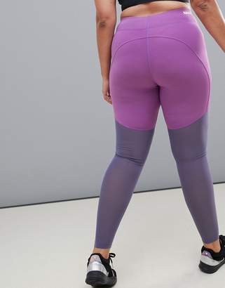 ASOS 4505 4505 Curve legging with over the knee power mesh