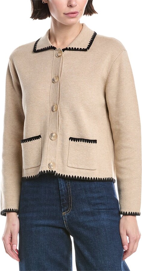 WISPR Stitch Pop Jean Silk-Blend Jacket