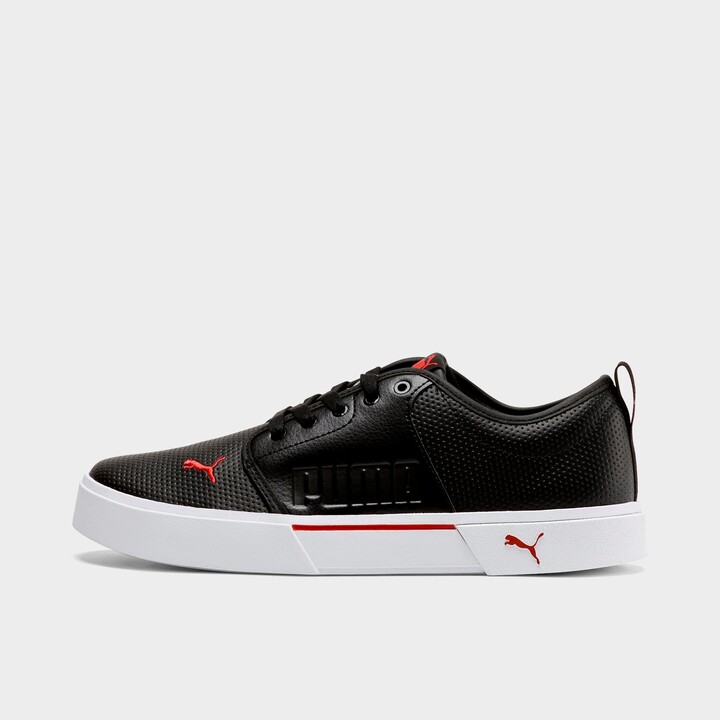 puma perforated leather sneakers