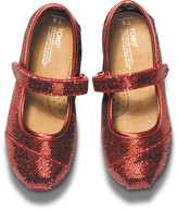 Thumbnail for your product : Toms Red Glitter Tiny Mary Janes