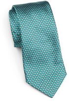 Thumbnail for your product : Armani Collezioni Geometric Print Silk Tie