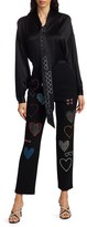 Thumbnail for your product : Libertine Hearts Embellished Cigarette Pants
