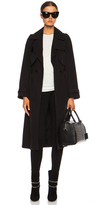 Thumbnail for your product : Carven Long Trench Viscose-Blend Coat
