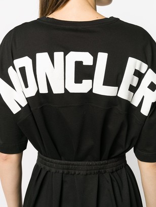 Moncler logo print T-shirt dress