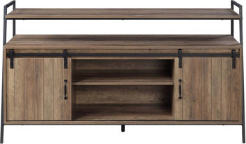 Ivy Bronx 60-Inch TV Stand with Sliding Barn Doors