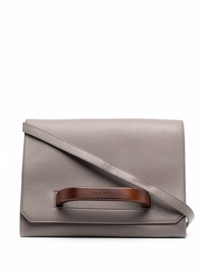 oversized leather clutch