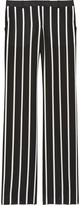 Thumbnail for your product : Emilio Pucci Striped silk crepe de chine wide-leg pants