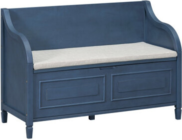 Red Barrel Studio Rustic Style Entryway Multifunctional Storage Bench With Safety Hinge For Organized And Stylish Living.