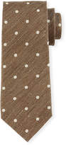 Thumbnail for your product : Tom Ford Textured Polka Dot Tie, Gray
