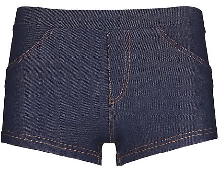 womens cheeky denim shorts