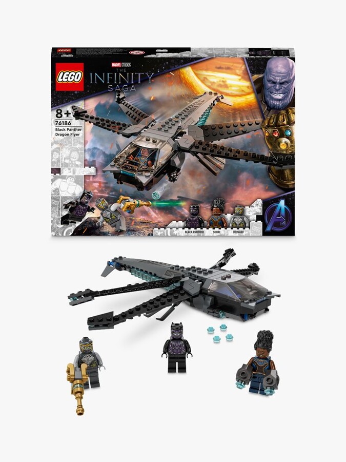 Lego Marvel Avengers 76186 Black Panther Dragon Flyer ShopStyle Toys