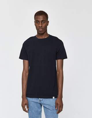 Norse Projects S/S Niels Bubble Tee in Dark Navy