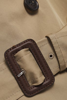 Thumbnail for your product : Maison Margiela Cutout Belted Cotton-gabardine Trench Coat