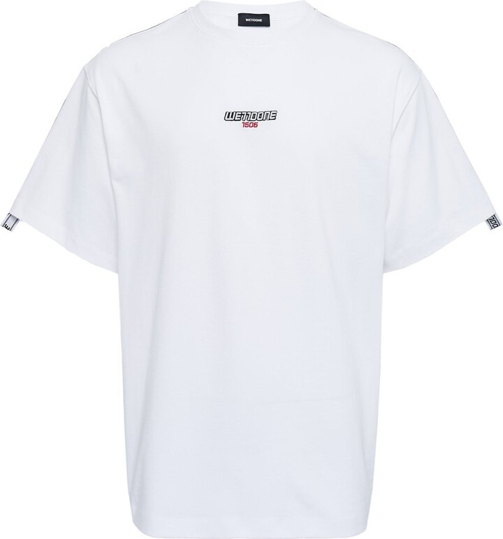 we11done Logo Detailed Round Neck T-Shirt