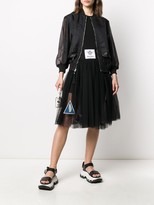 Thumbnail for your product : Mr & Mrs Italy Sheer Panel Bomber Jacket