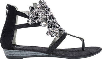 Muk Luks Athena Jeweled Thong Sandal
