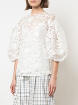 Thumbnail for your product : Carolina Herrera Floral Lace Blouse