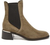 Thumbnail for your product : Jimmy Choo Rourke Suede Chelsea Boots - Beige