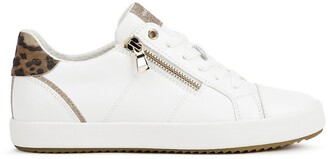 Geox Blomiee Leather Trainers - ShopStyle