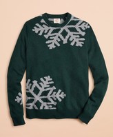 Thumbnail for your product : Brooks Brothers Snowflake Intarsia Sweater
